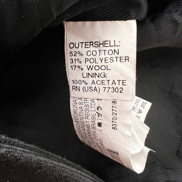 ZARA Basic Black Crop Jacket, S - Picture 8 of 10